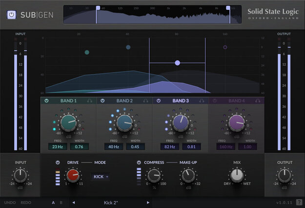 SubGen Sub-bass Harmonic Generator Plug-in