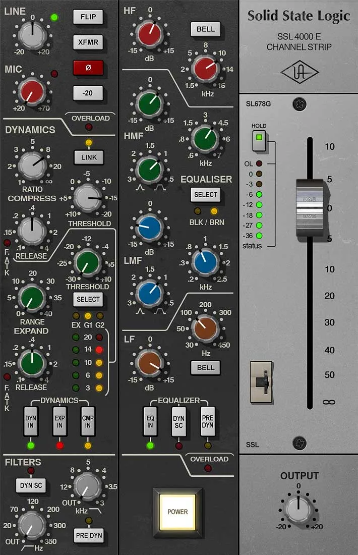 UADx SSL 4000 E Channel Strip