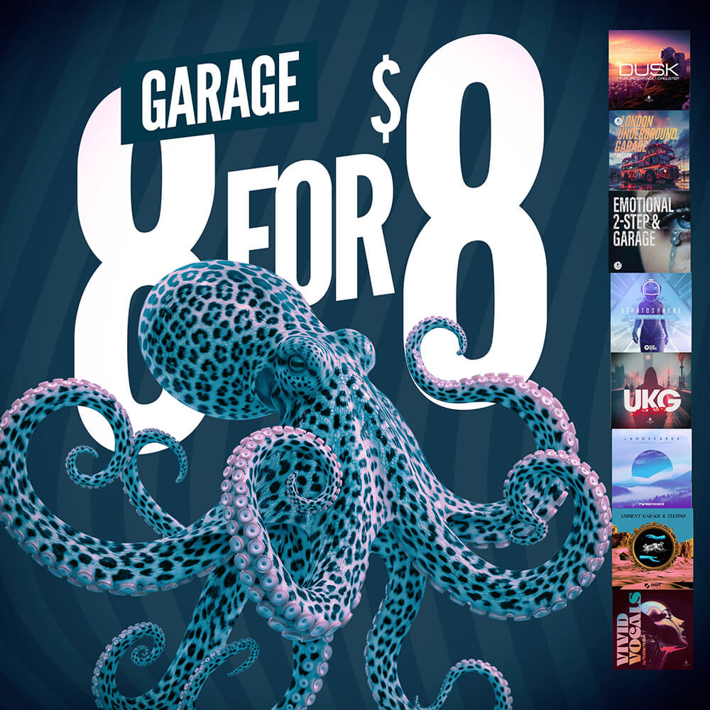 UK Garage - 8 pack bundle by Black Octopus