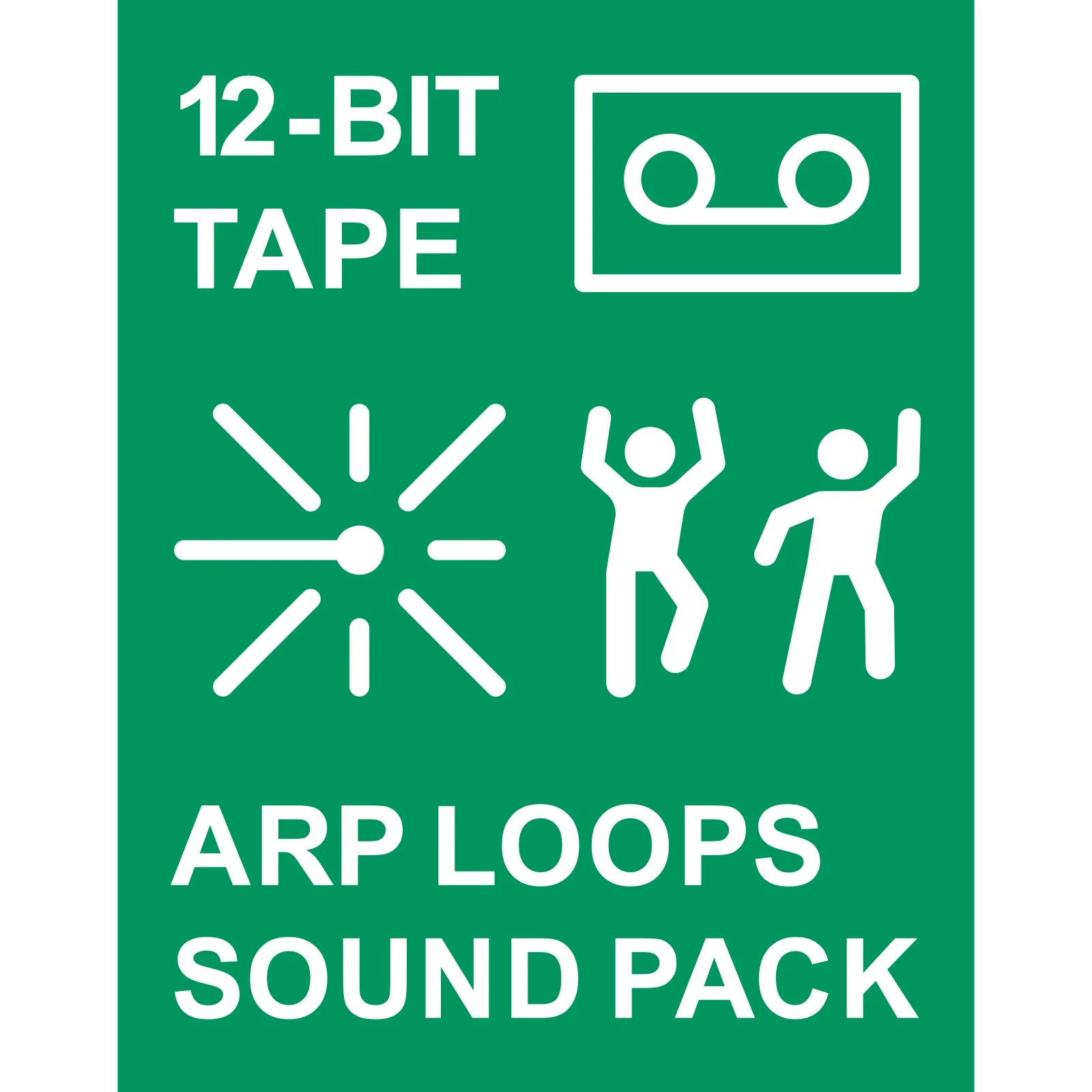 12-BIT TAPE - ARP LOOPS sample pack artwork