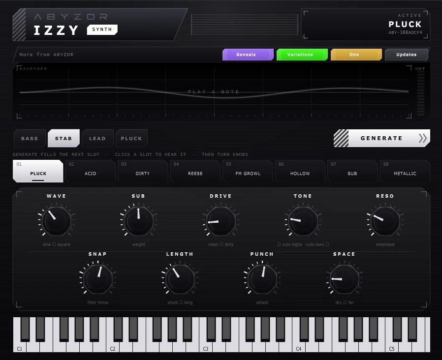 ABYZOR IZZY Synth by ABYZOR artwork