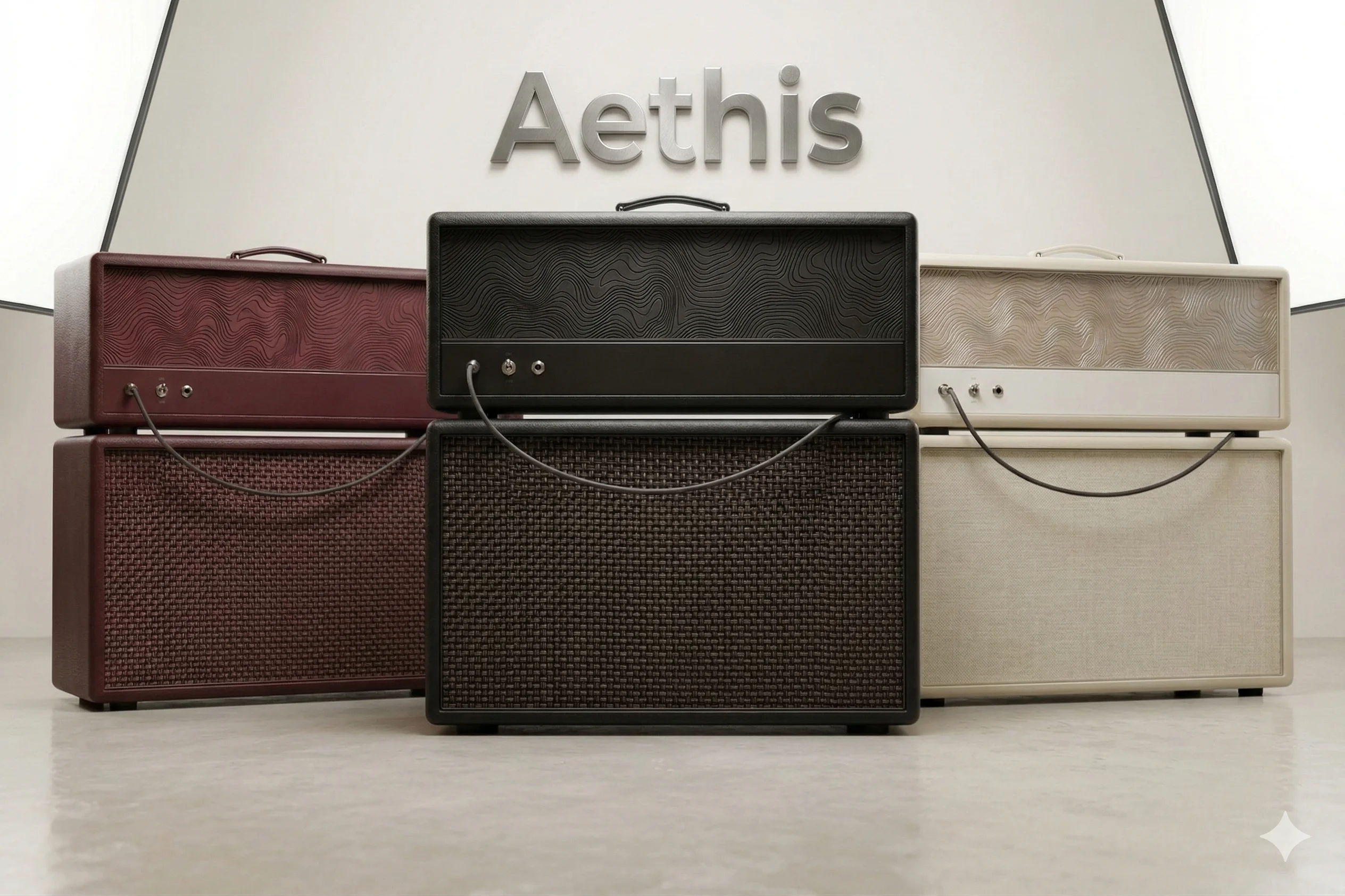 Aethis guitar plugin interface and amp section by Agastya Jindal