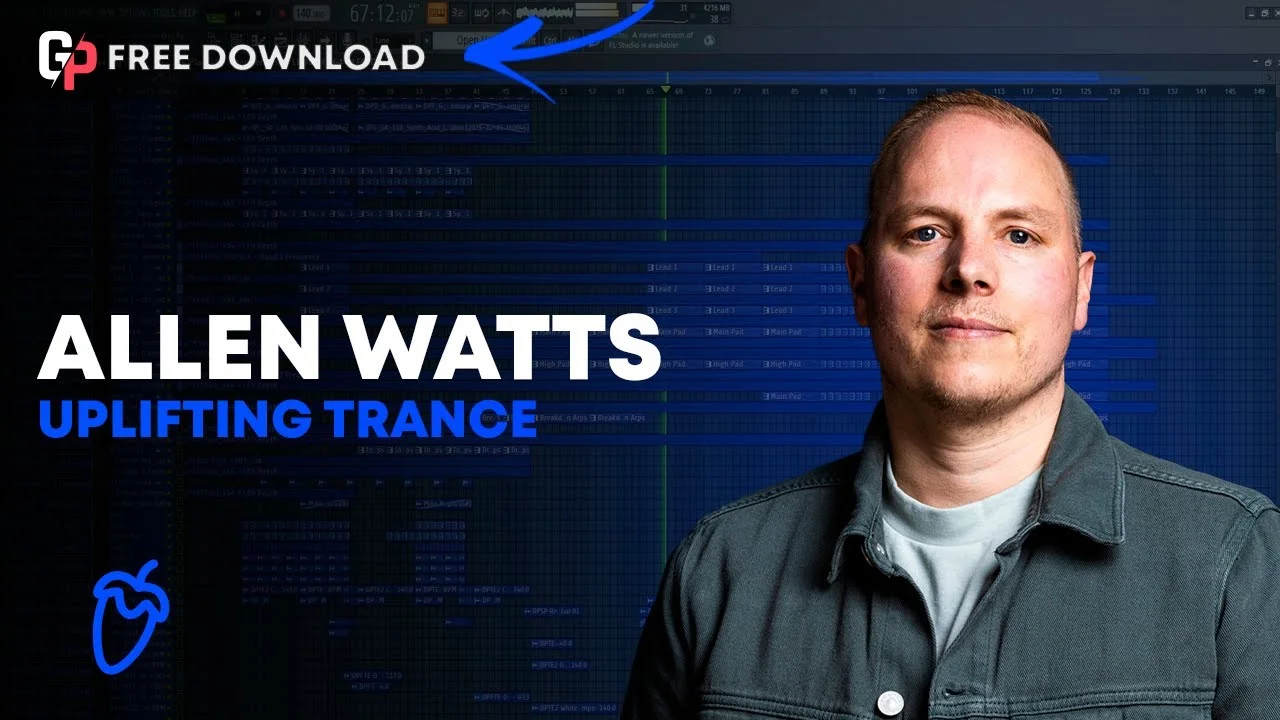 Allen Watts Uplifting Trance Template FL Studio project by GP PRO