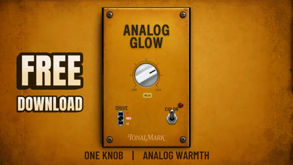 Analog Glow saturation plugin interface by TonalMark