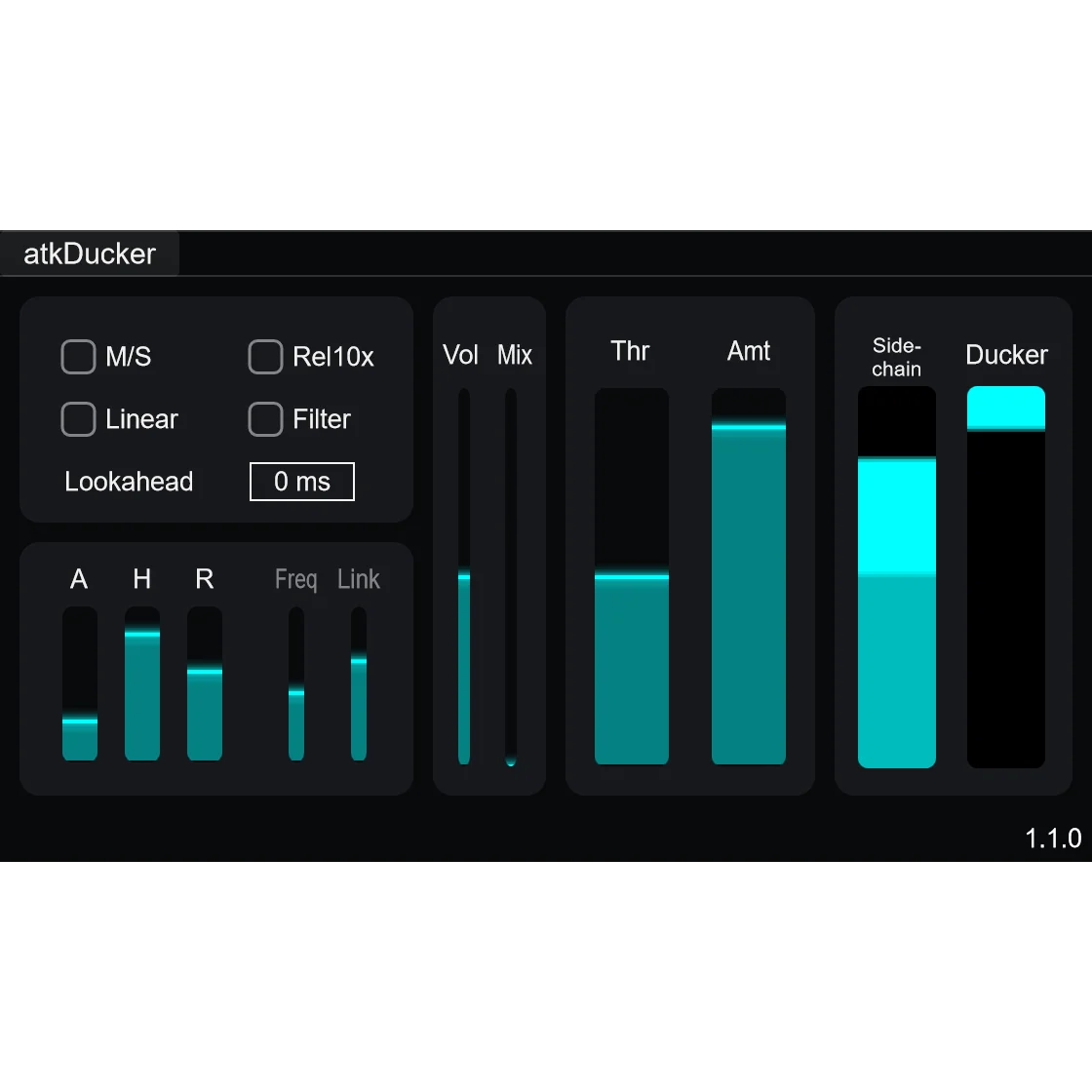 atkDucker by atkAudio plugin interface