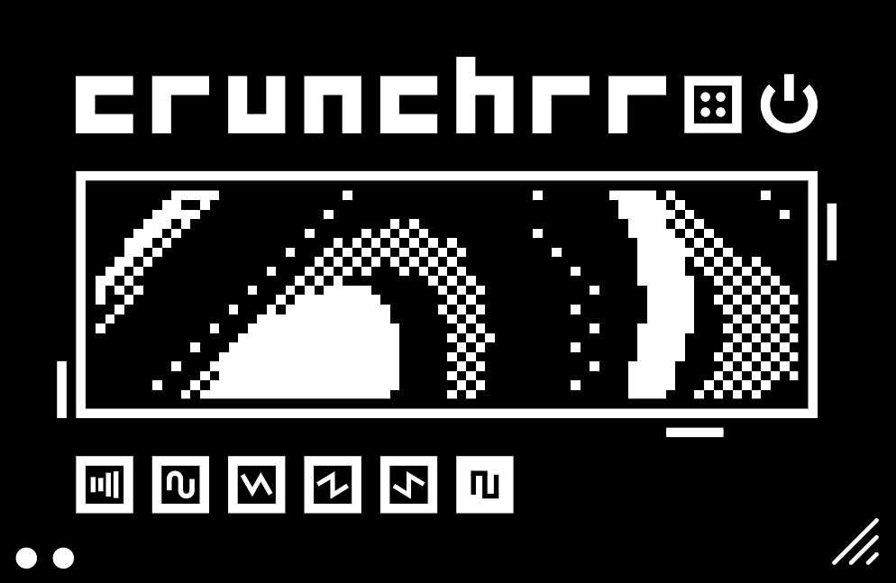 BlepFX Crunchrr digital degrader plugin interface