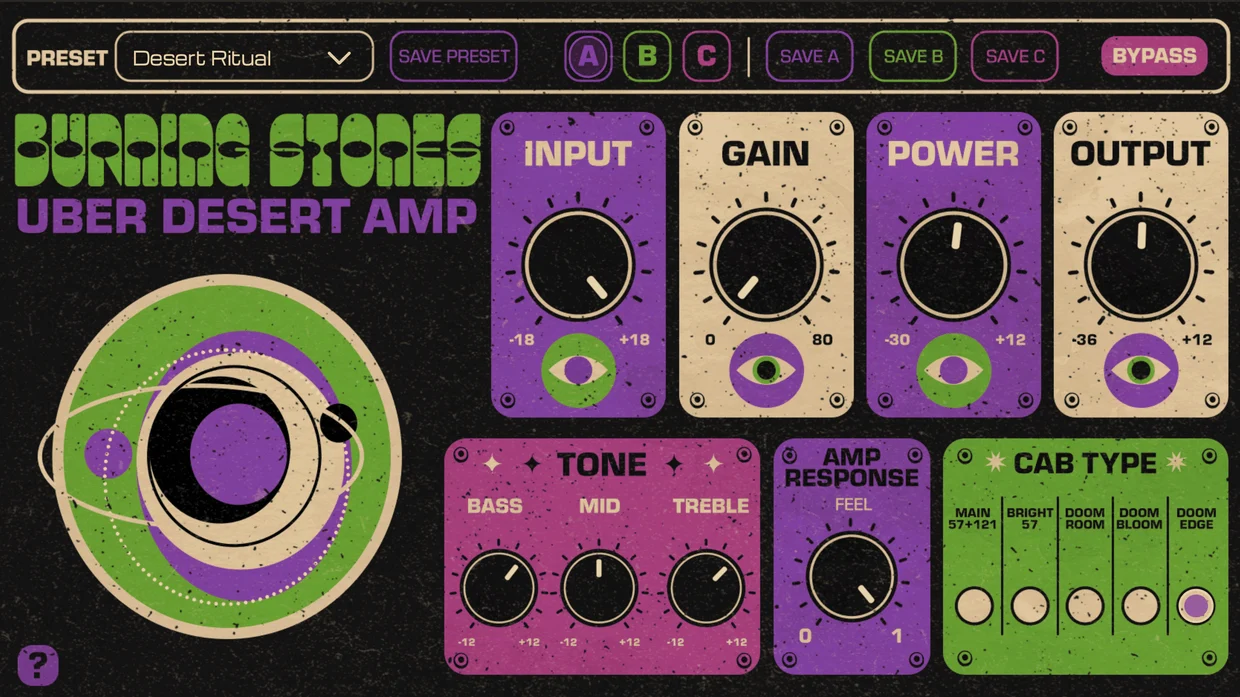 Burning Stones by Hell Yes Loop Lab plugin interface
