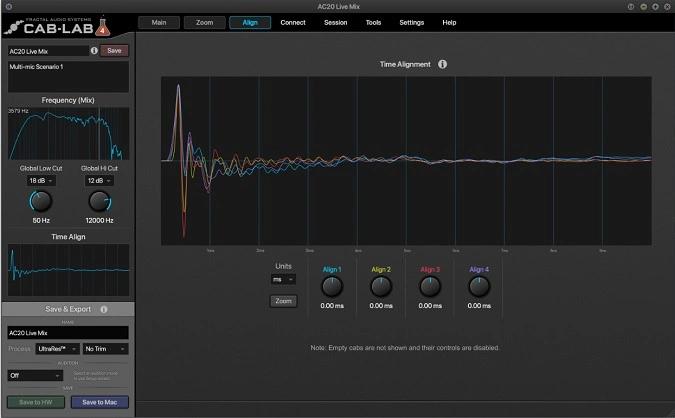 Cab-Lab 4 by Fractal Audio Systems GUI