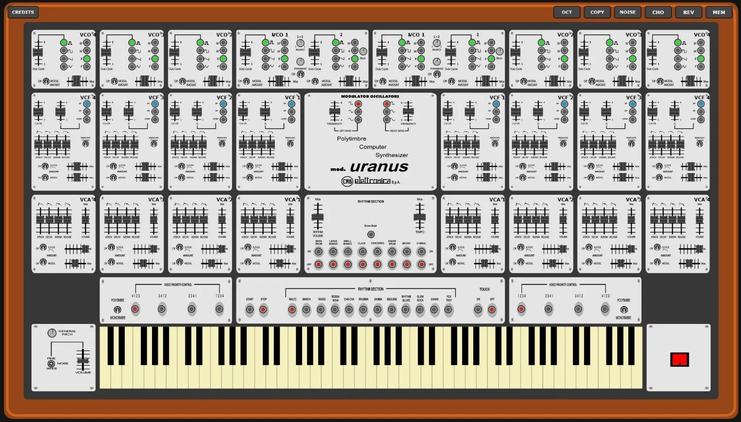 CRB Uranus 1 by SM Strumenti Musicali, Marcello Colo, and Marco Molendi artwork
