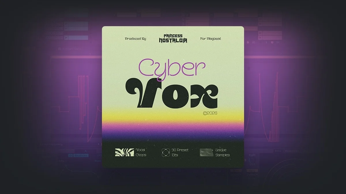 Cybervox Playbeat expansion artwork by Princess Nostalgia