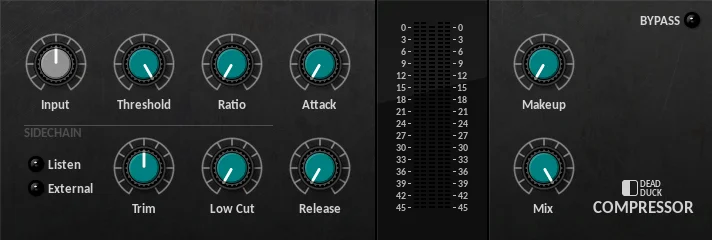 DD Compressor by Dead Duck Software plugin interface