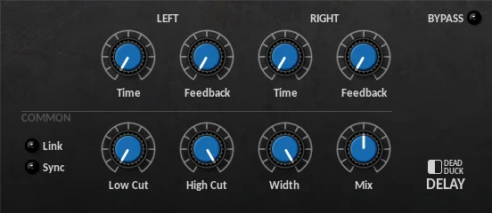 DD Delay by Dead Duck Software plugin interface
