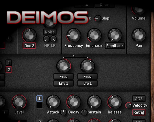 Deimos synthesizer interface by Tom Trnk