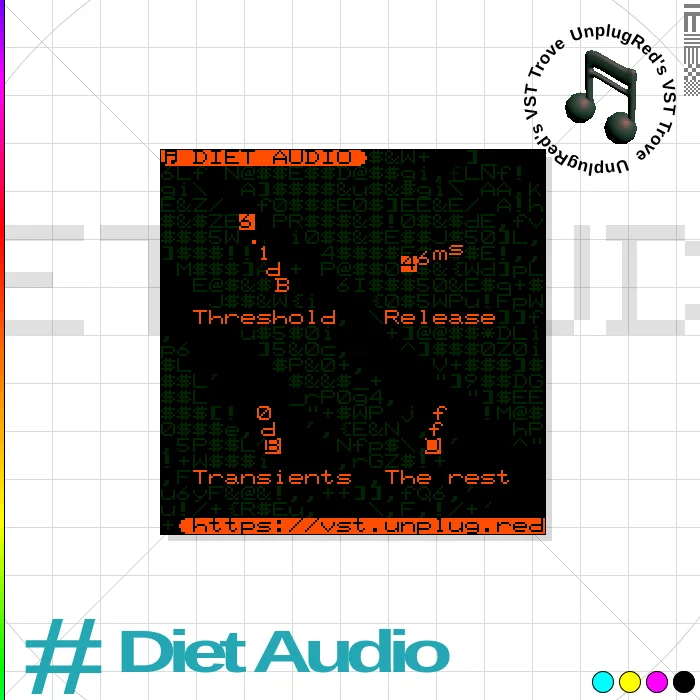Diet Audio by UnplugRed spectral gate plugin interface