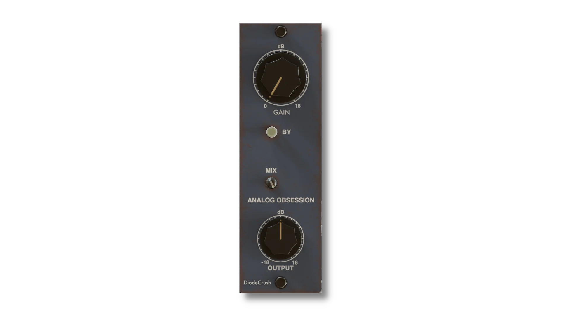 DiodeCrush diode-bridge compressor plugin interface by Analog Obsession