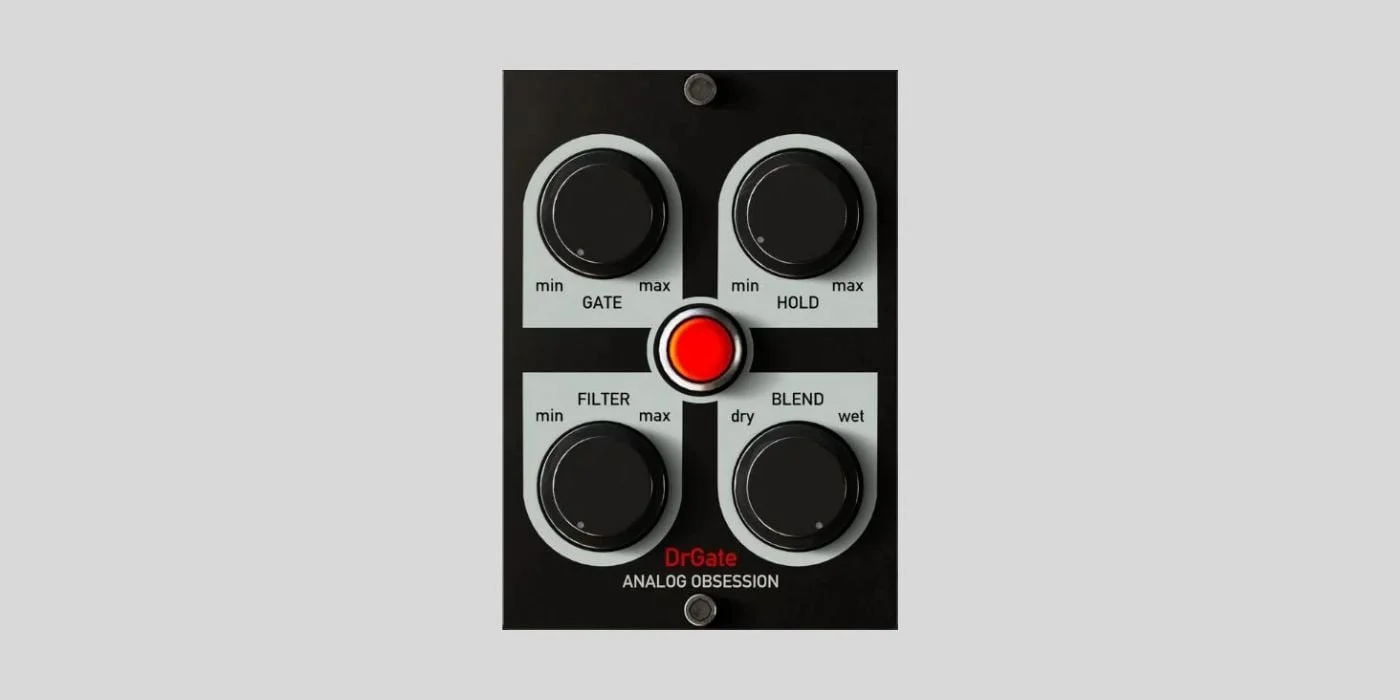 DrGate drum gate plugin interface by Analog Obsession