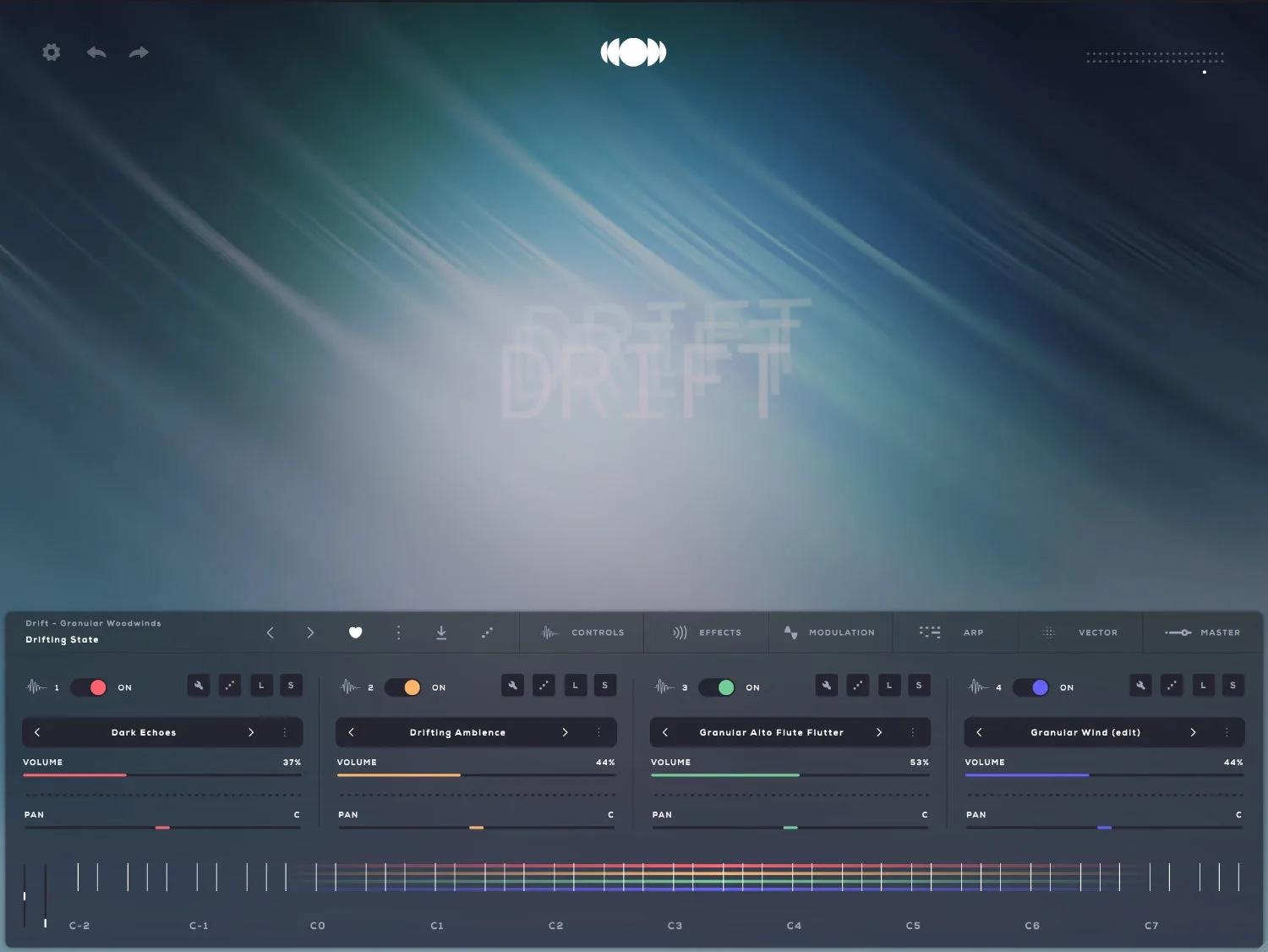 Drift Soundbox Expansion interface by Sonora Cinematic