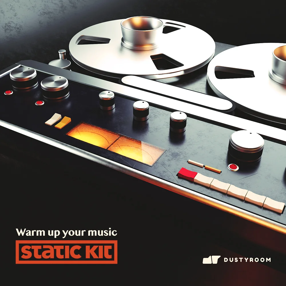 Dustyroom Static Kit artwork and tape-machine source image
