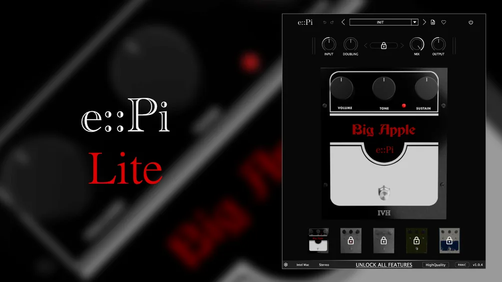 e::Pi Lite fuzz pedal plugin interface