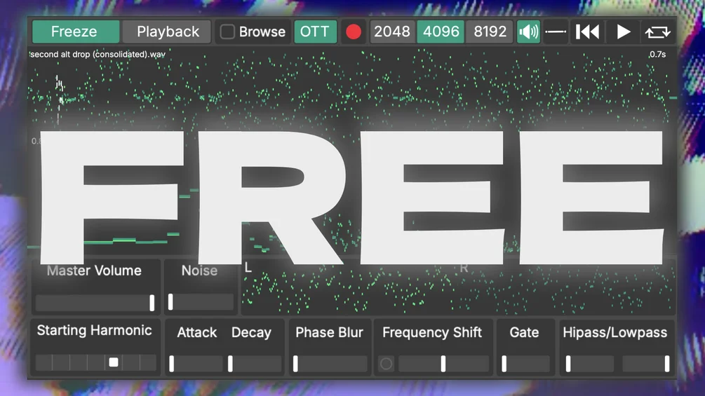 EB-Diøne Creative Sampler Plugdata interface by Ewan Bristow