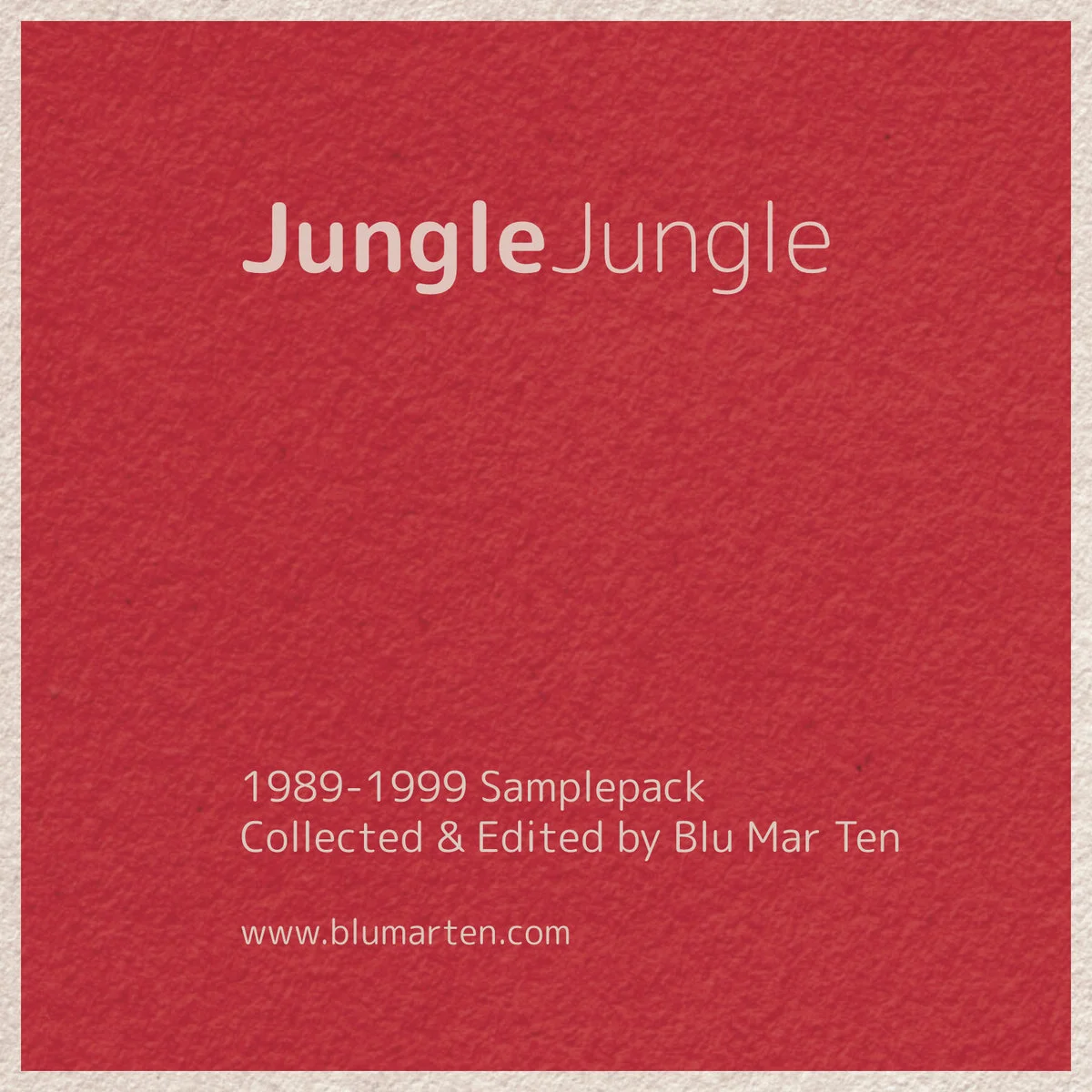 JungleJungle: 1989-1999 Sample Pack by Blu Mar Ten artwork