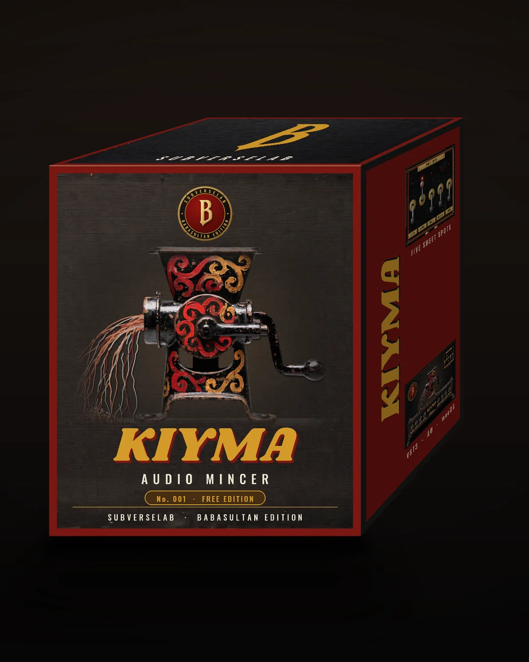 SubverseLab KIYMA audio mincer product artwork