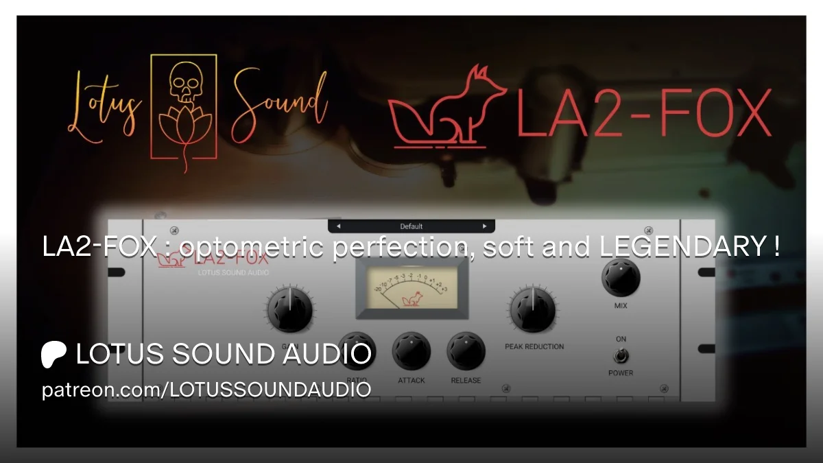 Lotus Sound Audio LA2-FOX optical compressor interface