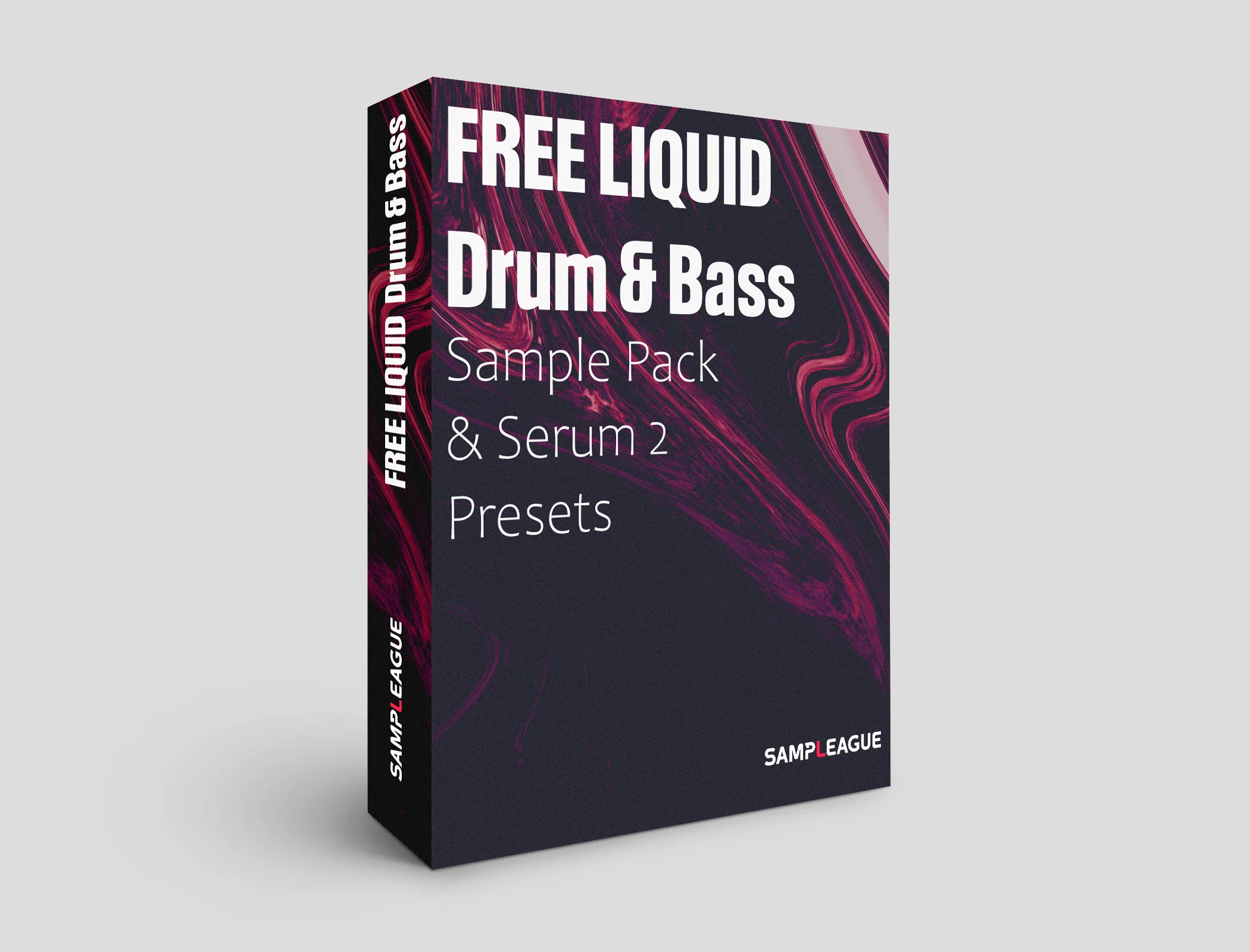 Sampleague Liquid DnB Sample Pack and Serum 2 Presets by product-content artwork