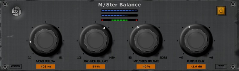 My M/Ster balance - screenshot thumbnail.