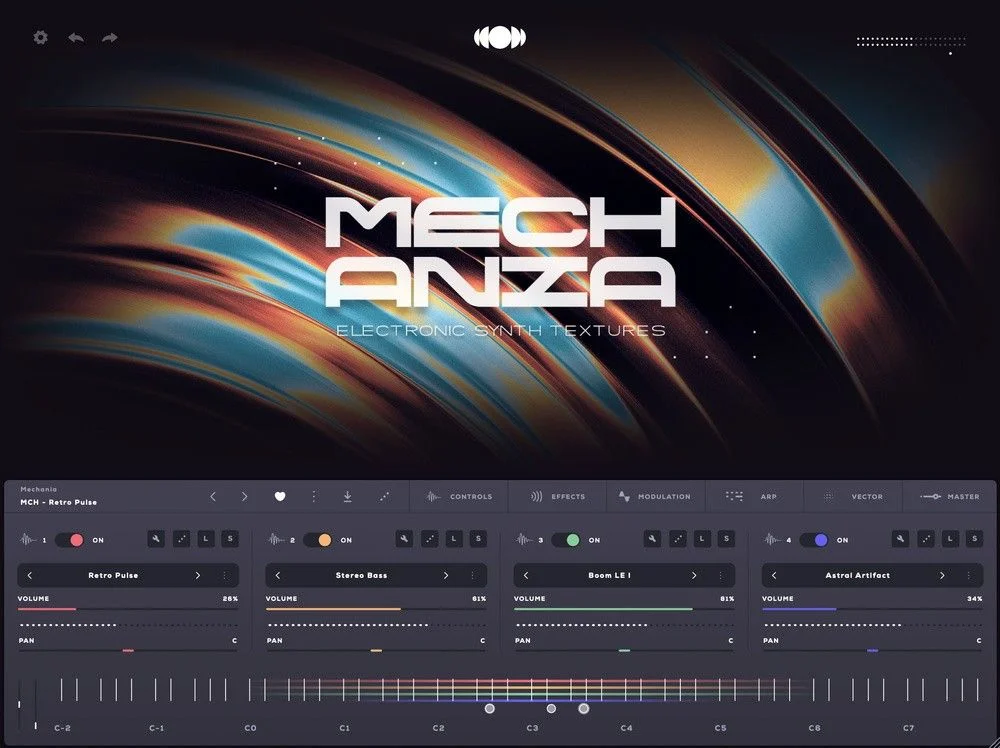 Mechania Soundbox instrument artwork by Audiomodern