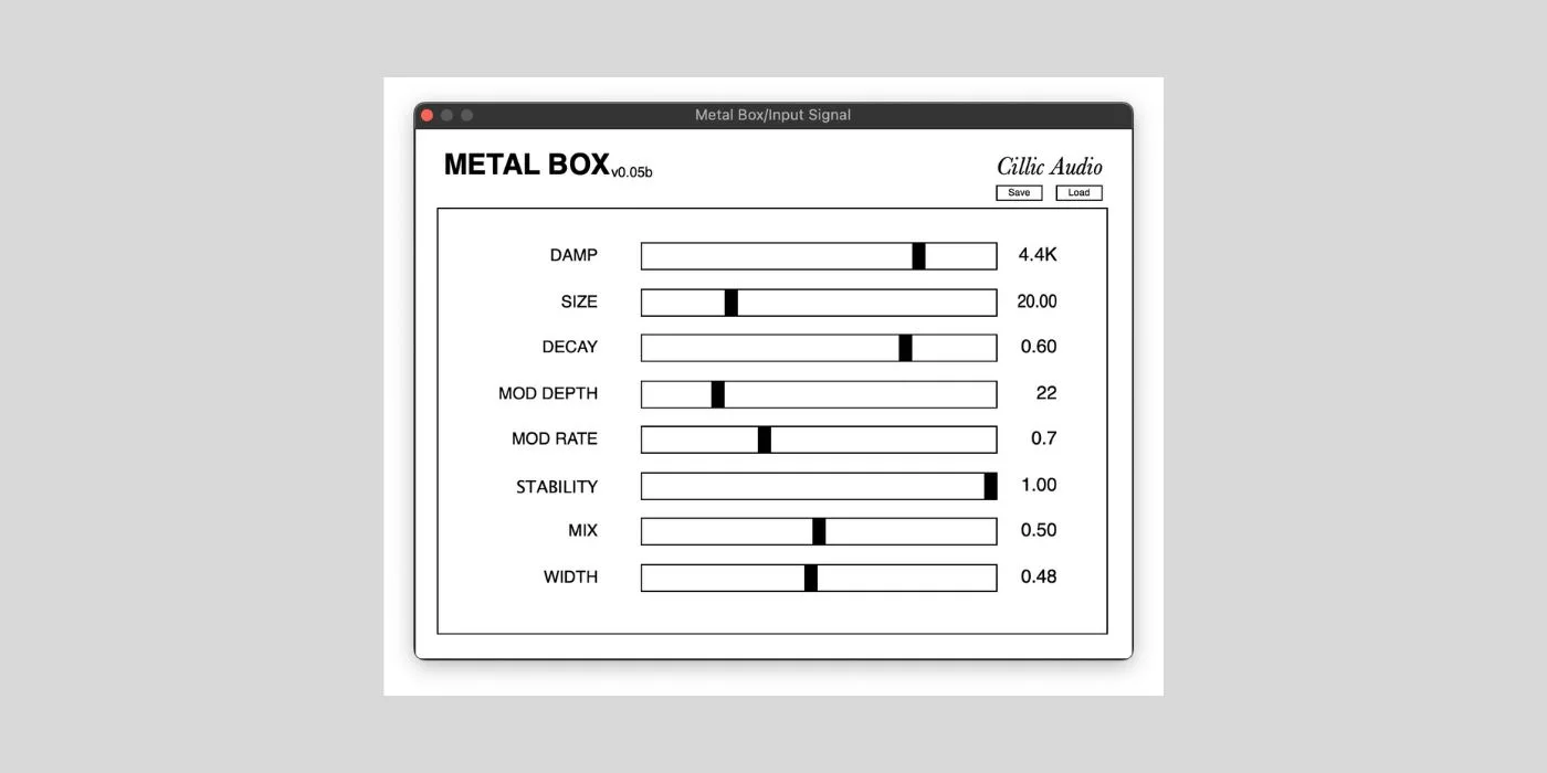 Metal Box Lite by Cillic Audio artwork