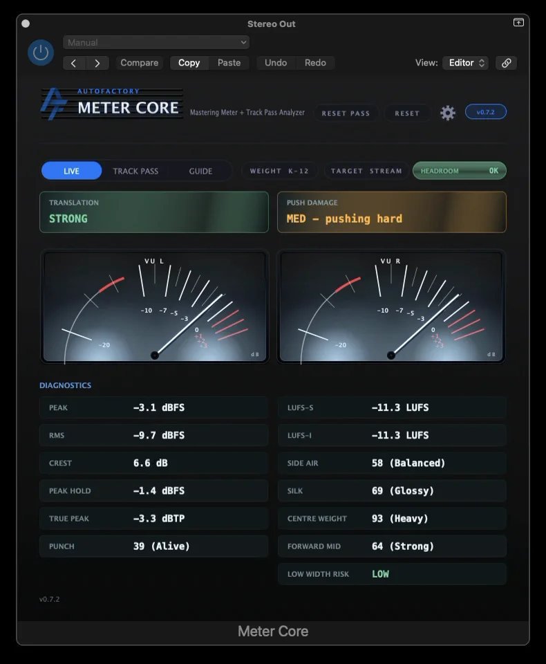Meter Core by AutoFactory Audio artwork