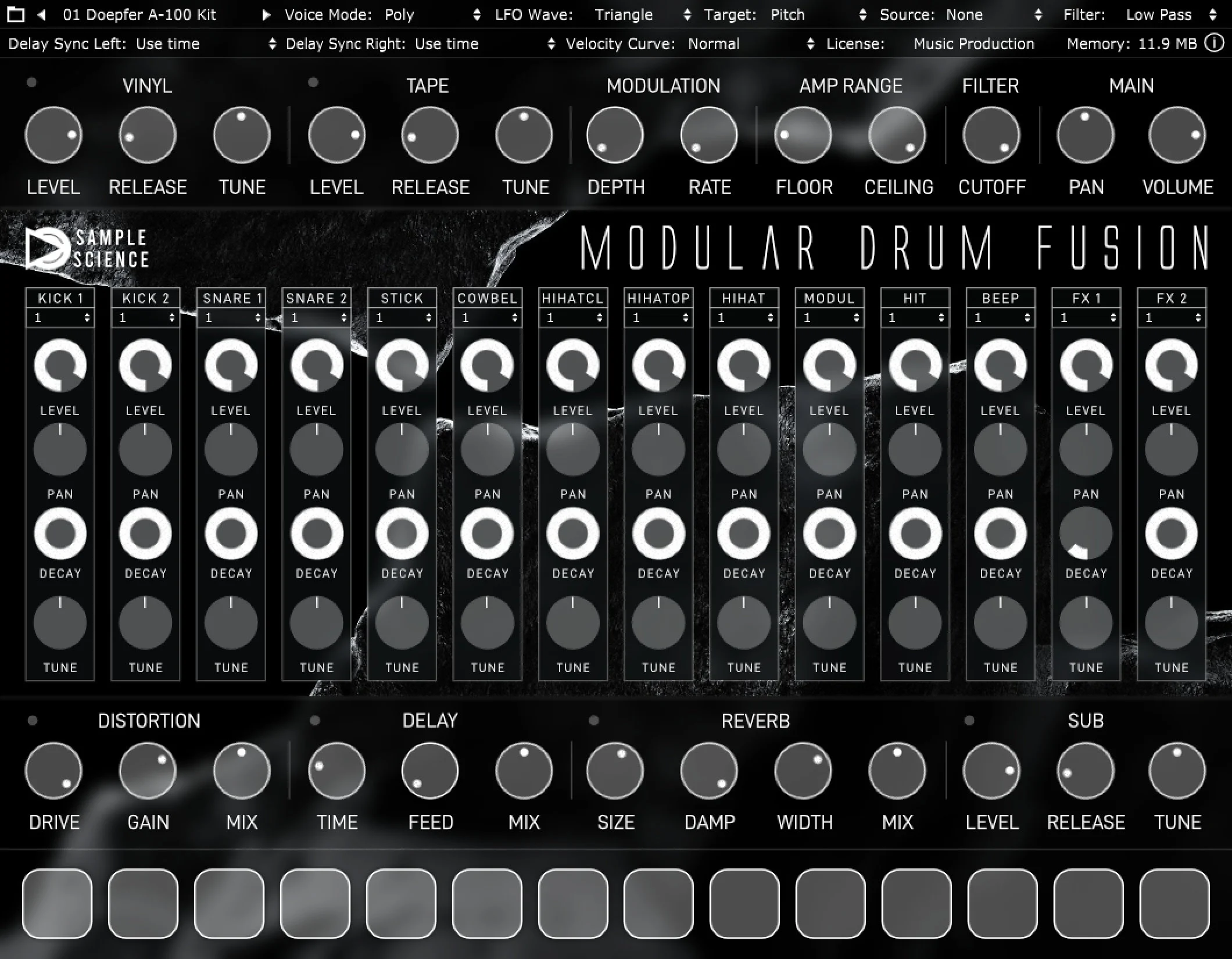 Modular Drum Fusion by SampleScience artwork
