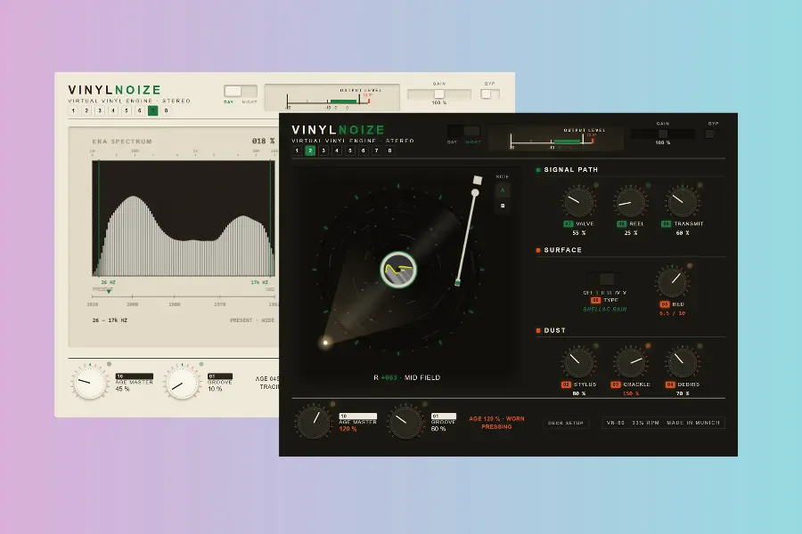 VinylNoize plug-in interface by Noizefield