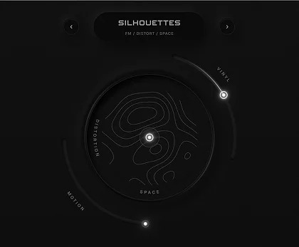 Silhouettes instrument interface in Lunacy NOVA