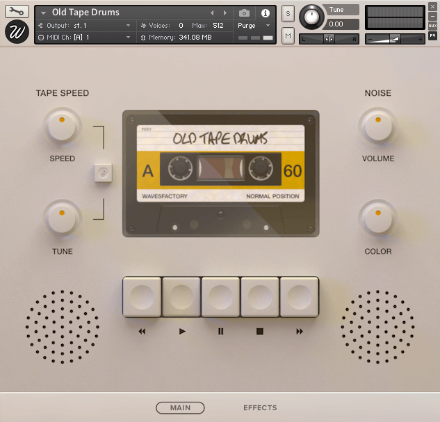 Old Tape Drums by Wavesfactory