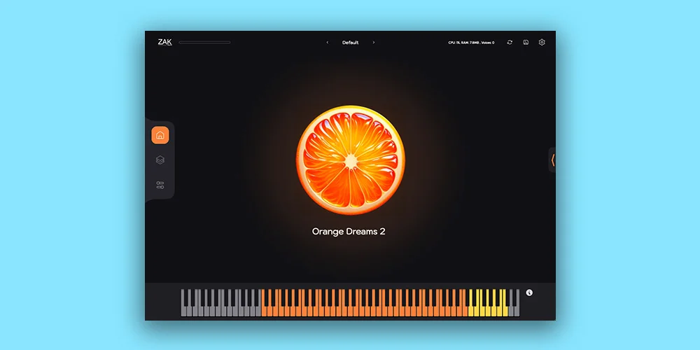 Orange Dreams 2 Lite by Zak Sound artwork