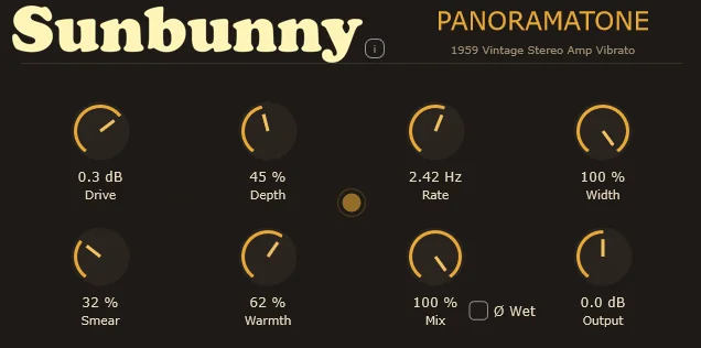 Panoramatone plugin interface by Sunbunny