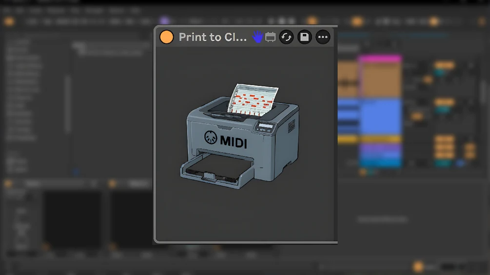 Print to Clip Max for Live device interface by urshs