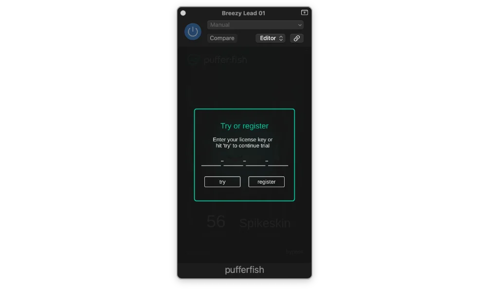 puffer:fish saturation plugin interface by sonible