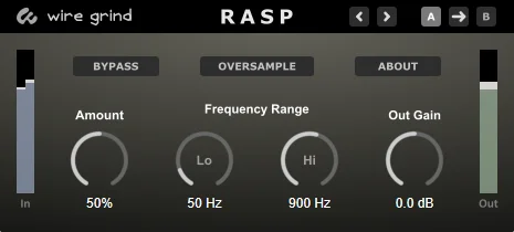 Rasp by Wire Grind Audio artwork