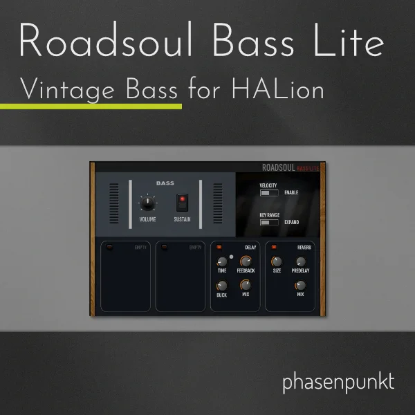 Roadsoul Bass Lite HALion instrument artwork by phasenpunkt