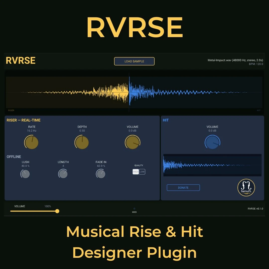 RVRSE plugin artwork by Samuel Ferraz-Leite
