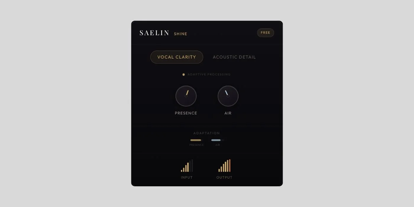 Shine by Saelin Audio GUI
