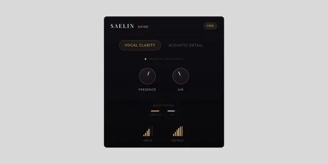 Shine by Saelin Audio GUI