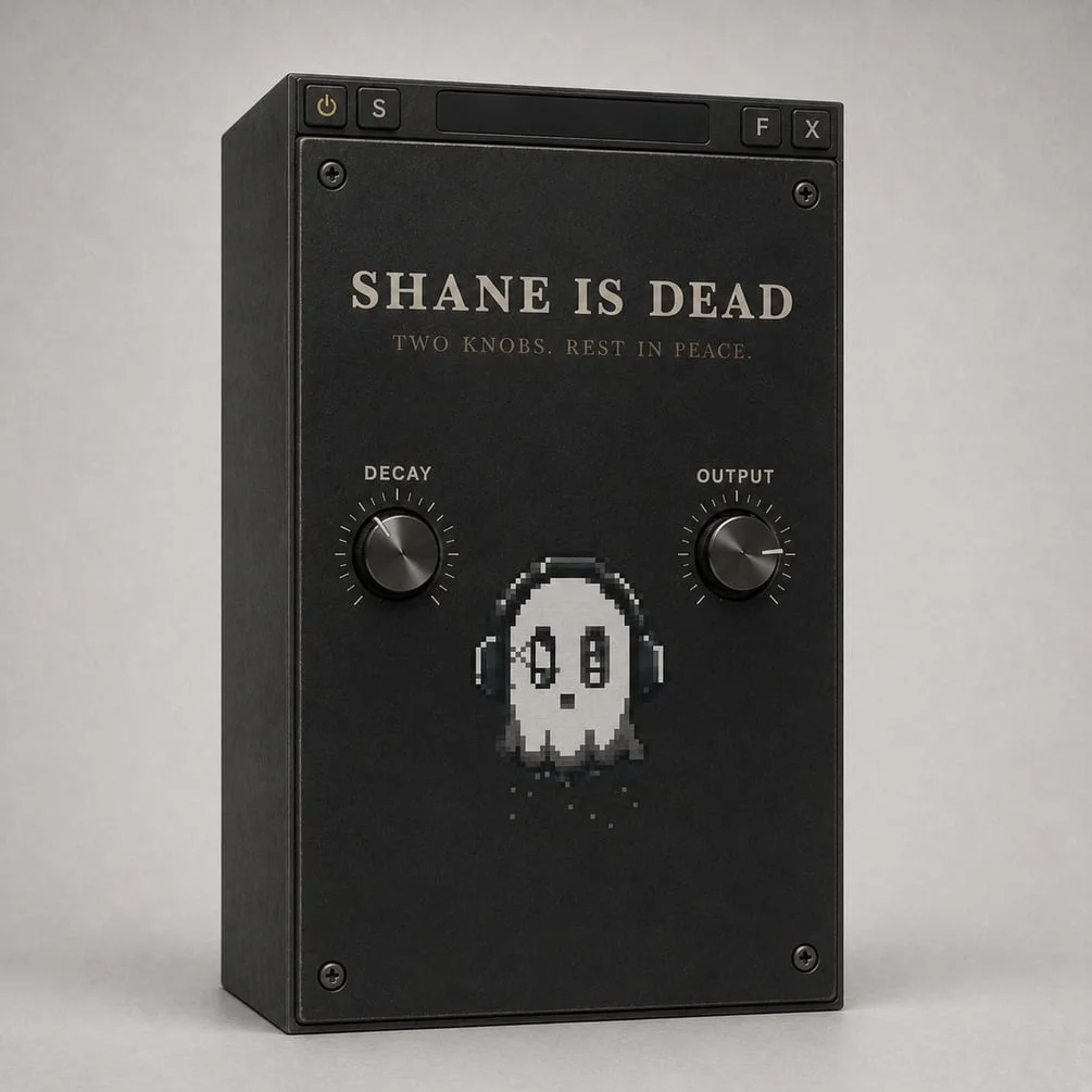 Shane Is Dead decay effect plugin interface by prod. Shane