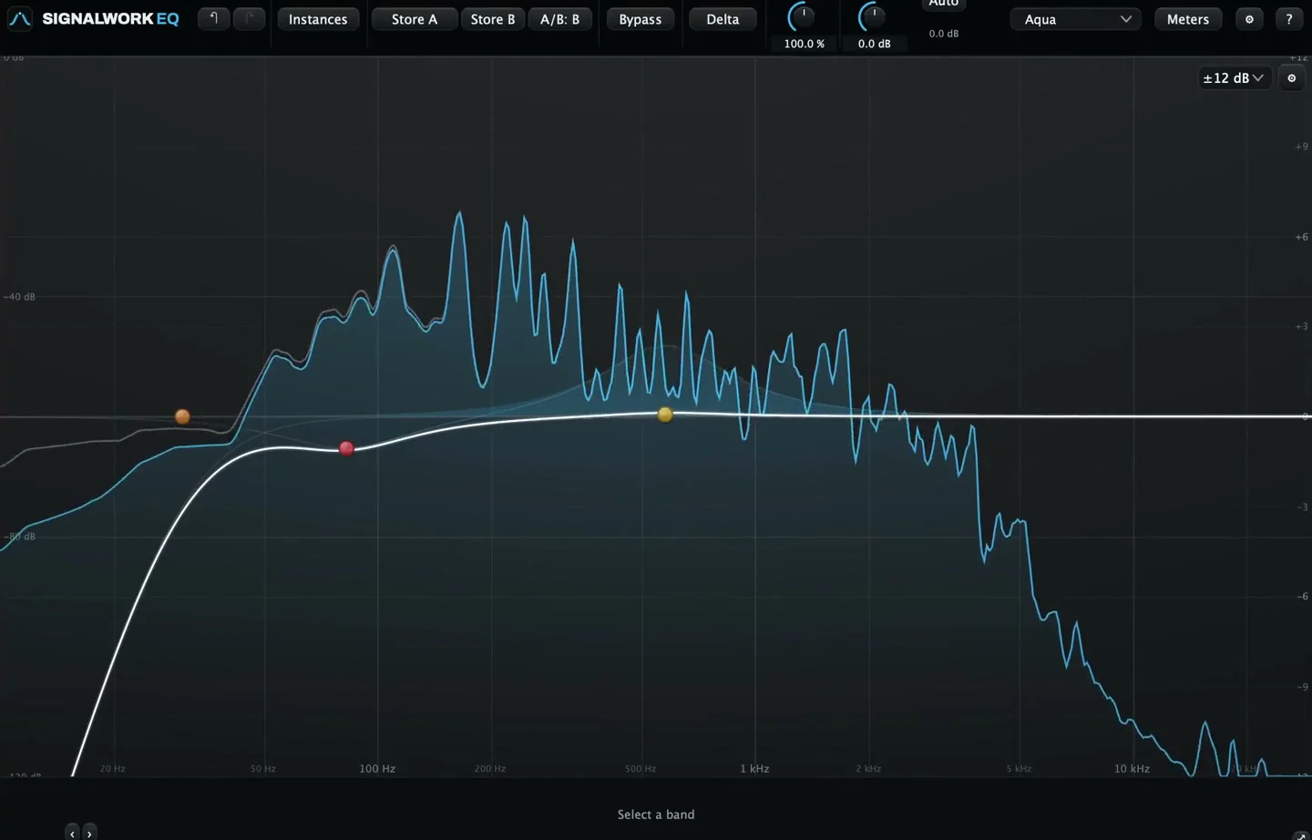 Signalwork Audio SW EQ plugin interface