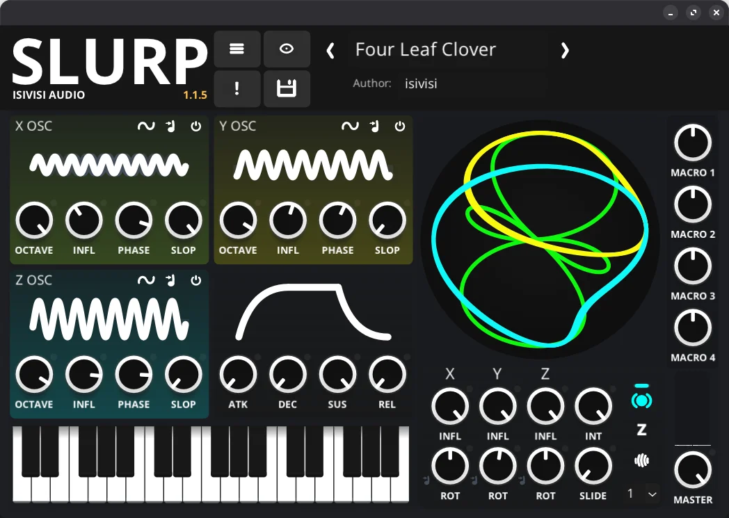 SLURP by Isivisi Audio plugin interface