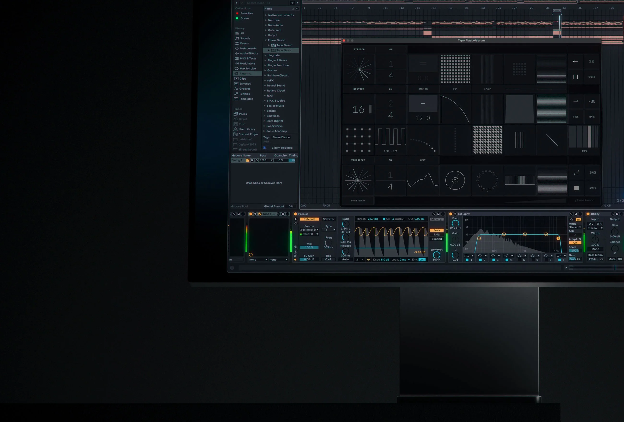 Tape Fiasco plugin interface by Jonas Eriksson