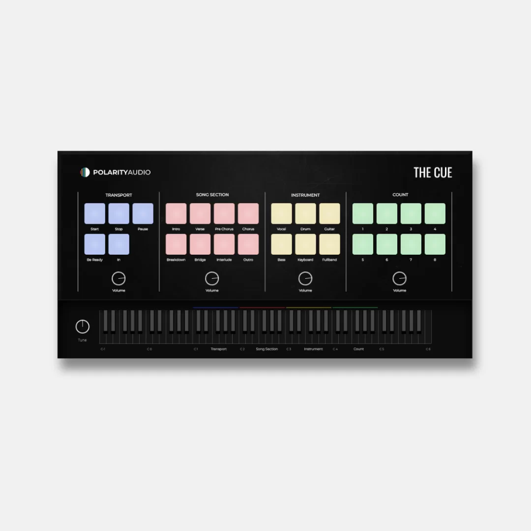 Polarity Audio The Cue plug-in interface